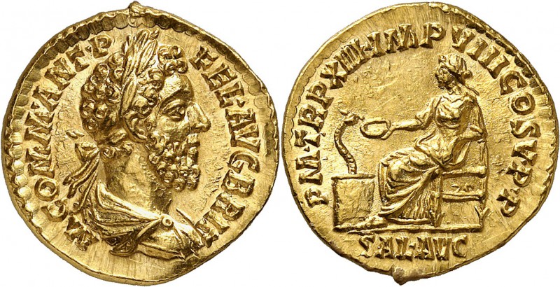 Commode (180-192) Aureus - Rome (188) D’une qualité et d’un style exceptionnels....