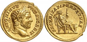 Caracalla (198-217) Aureus - Rome (210-213) Magnifique exemplaire. Exemplaire de la vente NAC 92 du 24 mai 2016, N°2317 7.37g - Cal. 2813 Superbe - AU...