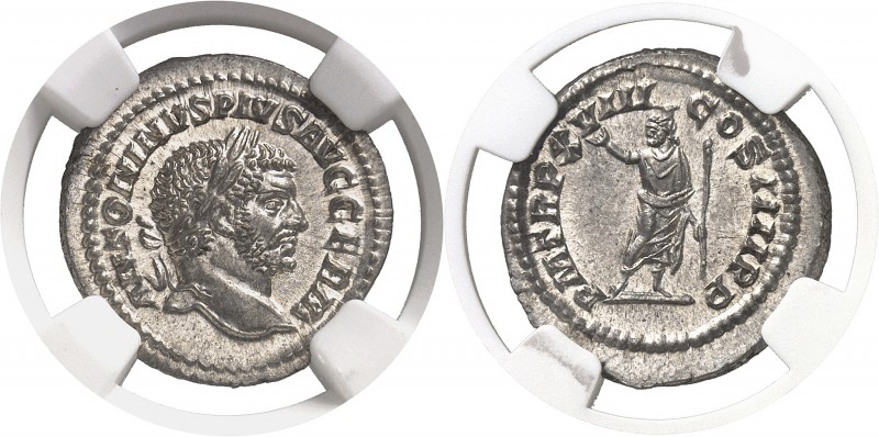 Caracalla (198-217) Denier - Rome (215) Monnaie parfaite - Probablement le plus ...