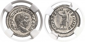 Caracalla (198-217) Denier - Rome (215) Monnaie parfaite - Probablement le plus beau denier de Caracalla connu. Exemplaire de la vente Aureo & Calicó ...