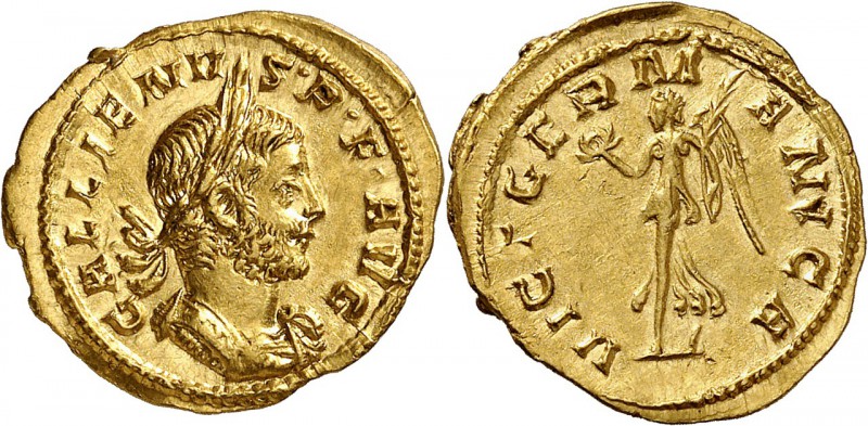 Gallien (253-268) Aureus - Cologne (258-259) D’une qualité exceptionnelle et d’u...