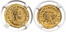 Probus (276-282) Aureus - Lyon (281) Exemplaire d’une qualité exceptionnelle. Rarissime, deux exemplaires connus. Exemplaire de la vente Hess-leu 45 d...