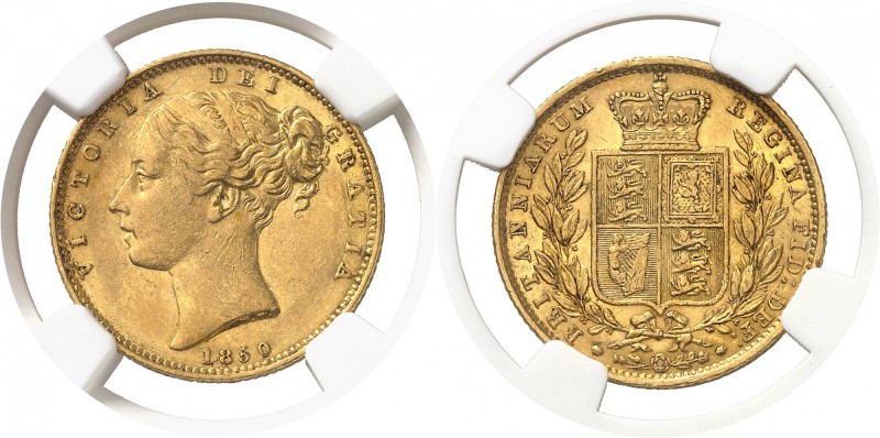 Angleterre Victoria (1837-1901) 1 souverain or - 1850. 7.98g - Fr. 387e Superbe ...