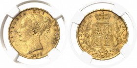 Angleterre Victoria (1837-1901) 1 souverain or - 1863. « Roman I ». Très rare. 7.98g - Fr. 387i TTB à Superbe - NGC AU 50