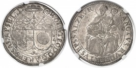 Autriche - Salzbourg Wolfgang Dietrich von Raitenau (1587-1612) 1 thaler - Non daté. D’une qualité exceptionnelle. Dav. 8187 Superbe à FDC - NGC MS 62...