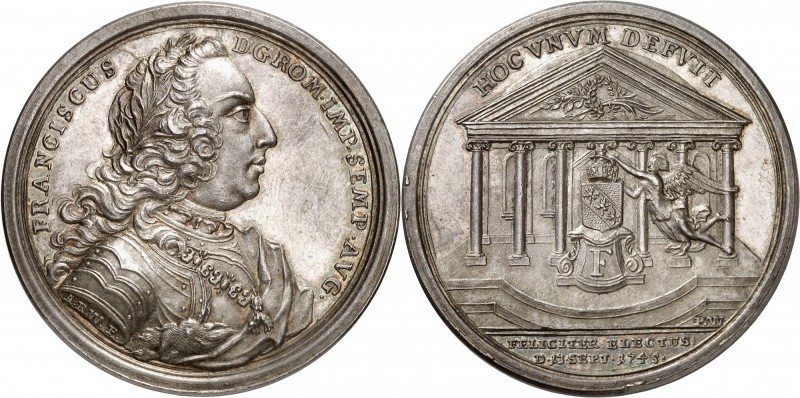 Autriche - Saint Empire François I (1745-1765) Médaille en argent - 1745 - P. P....