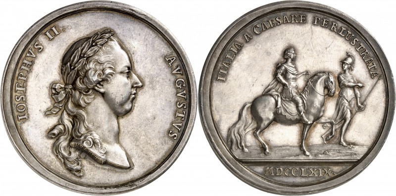 Autriche - Saint Empire Joseph II (1765-1790) Médaille en argent - 1769 - M. Kra...