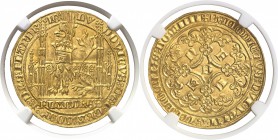 Belgique - Flandres Louis de Male (1346-1384) Lion d’or - Non daté Gand. D’un qualité exceptionnelle. Un des plus beaux exemplaires connus. Fr. 157 Pr...