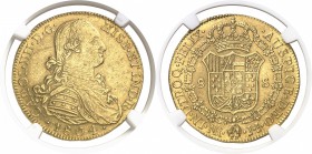 Colombie Charles IV (1788-1808) 8 escudos or - 1804 NR JJ Santa Fe (Bogota). Magnifique exemplaire - Eldorado Collection. 27.06g - Fr. 51 Superbe à FD...