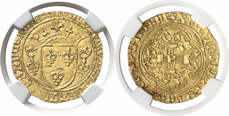France Louis XI (1461-1483) Ecu d’or à la couronne - 1ère émission (31 décembre ...