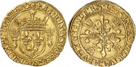 France François Ier (1515-1547) Ecu d’or au soleil de Bretagne - 1er type - R Rennes. D’une grande rareté dans cette qualité. Probablement le plus bel...