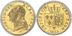 France Louis XVI (1774-1792) Louis d’or au buste nu - 1786 W Lille - 1er semestre. Exemplaire d’une qualité exceptionnelle. 7.64g - Fr. 475 FDC - PCGS...
