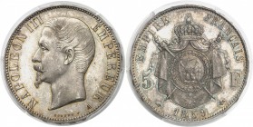 France Napoléon III (1852-1870) 5 francs - 1859 A Paris. Extrêmement rare et d’une qualité exceptionnelle. 3365 exemplaires. Le plus bel exemplaire gr...