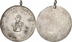 Madagascar Ranavalona III (1883-1897) Médaille de récompense en argent - Non daté. Offerte par la Reine Ranavalona III au représentant de la loi. Magn...