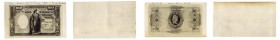 Suisse Canton de Bâle Paire d’épreuves photographiques unifaces du 100 francs / 50 francs - 1 juillet 1906 - N°0867 Série J12 Date 21.5.06 manuscrite ...