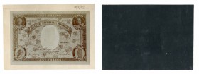 Suisse Confédération Suisse (1848 à nos jours) Epreuve photographique uniface du recto du 100 francs 1910 - N°00000 - Date 16/8/09 manuscrite à l’encr...