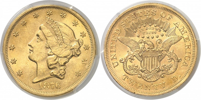 USA République fédérale (1789 à nos jours) 20 dollars or - 1876 S San Francisco....