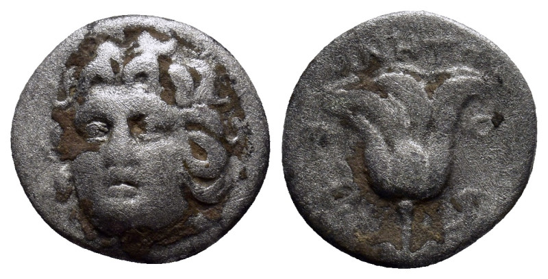 CRETE, Rhodian mercenaries. Circa 205-200 BC. AR Drachm (15mm, 2.1 g). Pseudo-Rh...
