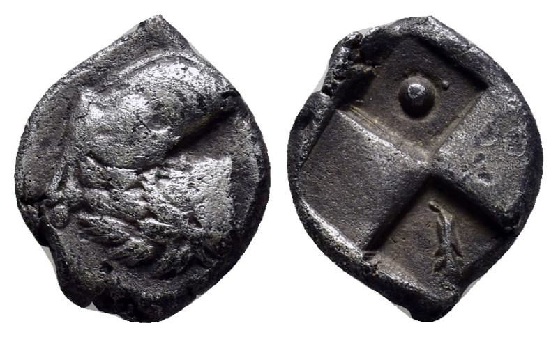 Thrace, Chersonesos AR Hemidrachm. (13mm, 2.5 g) c. 386-338. Forepart of lion r....