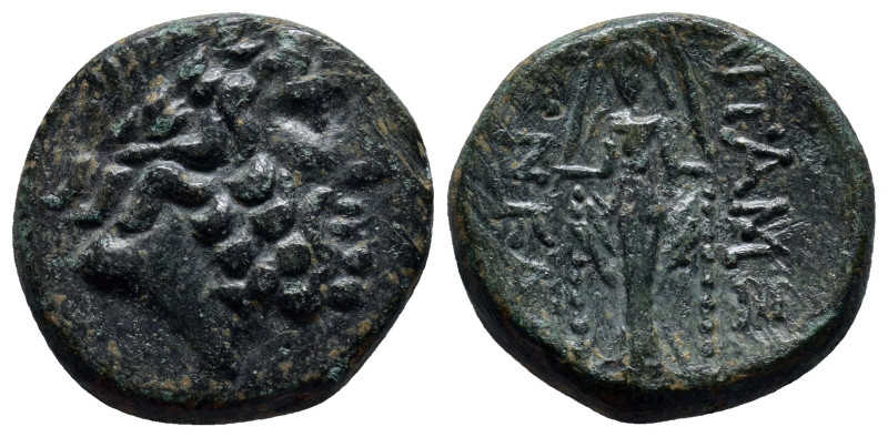PHRYGIA. Apameia . Circa 133-48 BC. Æ (20mm, 8.6 g). Laureate head of Zeus right...