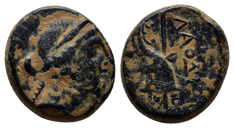PHRYGIA, Laodikeia (Circa After 133 BC.) Ae Bronze (18mm, 7.9 g) Laureate head o...