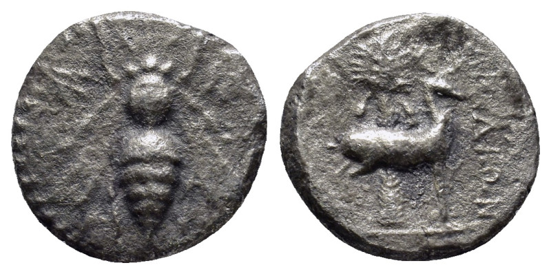 Ionia. Ephesos . ΣΙΜΑΛΙΩΝ (Simalion), magistrate circa 202-150 BC. Drachm AR (16...