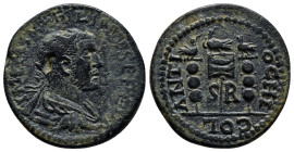 PISIDIA. Antioch. Philip I the Arab (244-249). Ae. (26mm, 10.9 g) Obv: IMP M IVL PHILIPPVS AVG. Radiate, draped and cuirassed bust right. Rev: ANTI OC...
