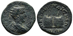 THRACE. Perinthus. Ae (26mm, 17.3 g) Obv: Radiate, draped and cuirassed bust r. Rev: ΠΕΡΙΝΘΙΩΝ ΔΙⳞ ΝΕΩΚΟΡΩΝ; Two agonistic crowns each with palm branc...