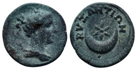 THRACE. Byzantium. Pseudo-autonomous (Second half of 2nd century AD). Ae. (20mm, 5.1 g) Obv: Draped bust of Artemis right, with bow and quiver over sh...