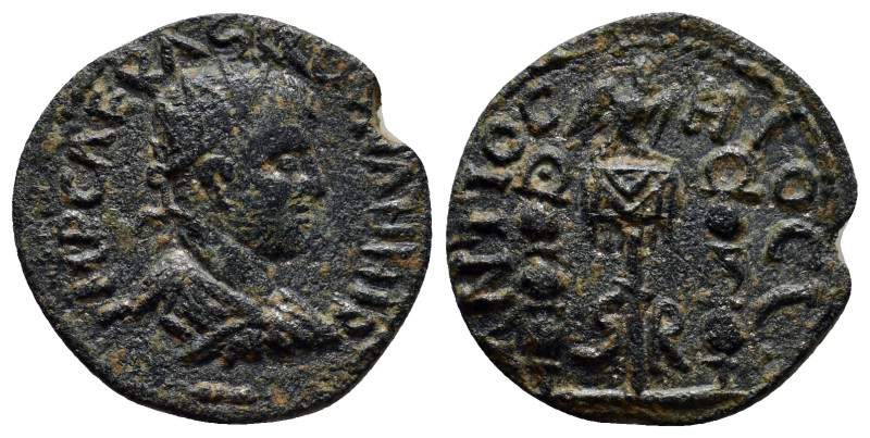 PISIDIA. Antioch. Volusian (251-253). Ae. (21mm, 4.9 g) Obv: IMP CAE RASLLOVNAHI...