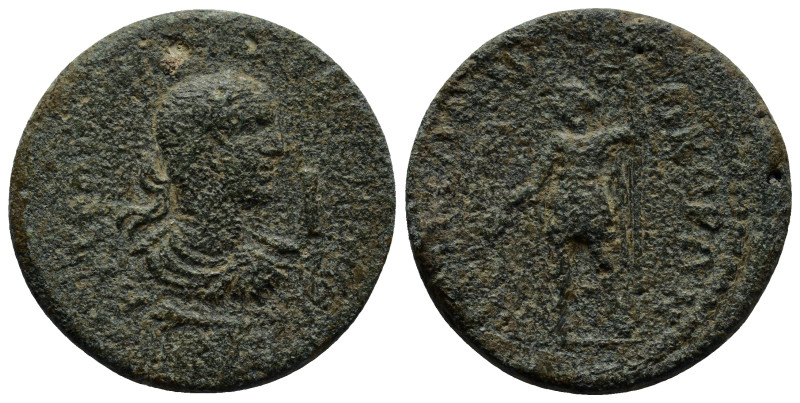 PAMPHYLIA. Side. Gallienus (253-268). Ae. (28mm, 17.6 g) Obv: AVT KAI ΠOV ΛI EΓN...