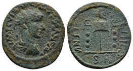 PISIDIA, Antioch, Volusian (251-253 AD) AE Bronze (23mm, 5.8 g) Obv: IMP C V IMP GALVSSIANO AVG, radiate, draped and cuirassed bust right Rev: ANTIOCH...