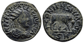 LYCAONIA. Iconium. Gallienus (253-268). Ae. (23mm, 6.0 g) Obv: IMP C P LIC GALLIЄNVS P F A. Radiate, draped and cuirassed bust right. Rev: ICONIENSIVM...