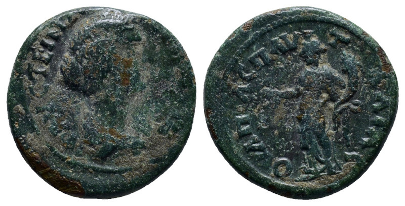 Thrace. Pautalia. Faustina II AD 147-175. Bronze Æ (21mm, 7.6 g) ΦAVCTEINA CEBAC...