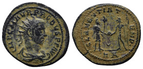 Probus, 276-282. Antoninianus (23mm, 4.3 g), Tripolis, 280. IMP C M AVR PROBVS P F AVG Radiate, draped, and cuirassed bust of Probus to right. Rev. CL...