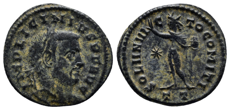 Licinius I (308-324), Nummus, Ticinum, AD 313-314; AE (19mm, 3.7 g); IMP LICINIV...