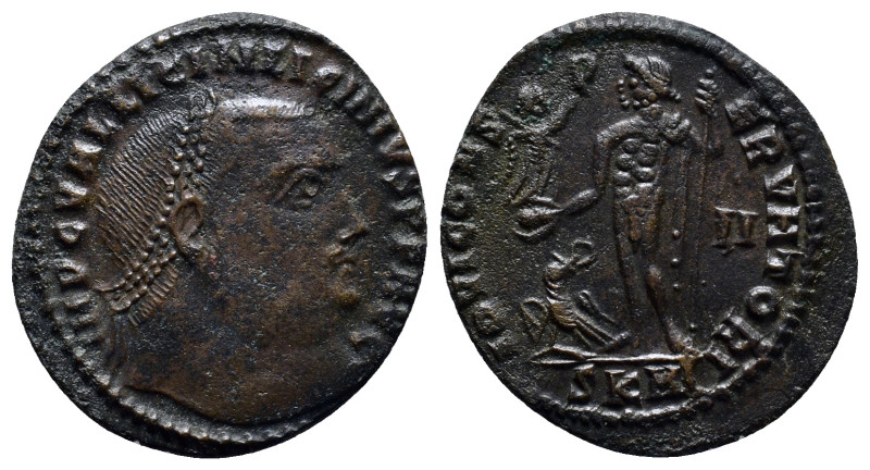 Licinius I Æ Nummus. (23mm, 3.6 g) Cyzicus, AD 316-317. IMP C VAL LICIN LICINIVS...