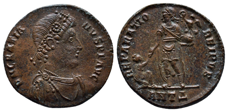 Gratian. Maiorina. (22mm, 5.3 g) 378-383 AD. Antioch. Anv.: D N GRATIANVS P F AV...