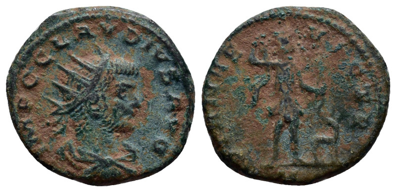 Claudius Gothicus AD 268-270. Antioch Antoninianus Æ (19mm, 4.0 g). IMP C CLAVDI...