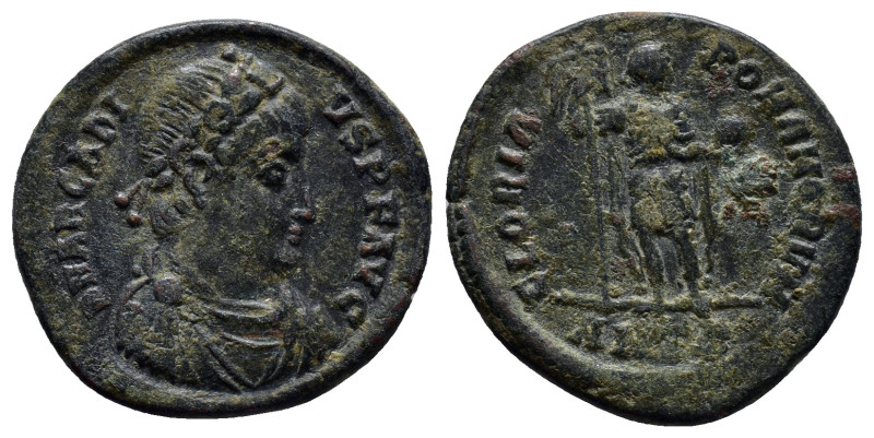 Arcadius. A.D. 383-408. Æ (22mm, 5.2 g). Antioch mint, Struck A.D. 383. DN ARCAD...