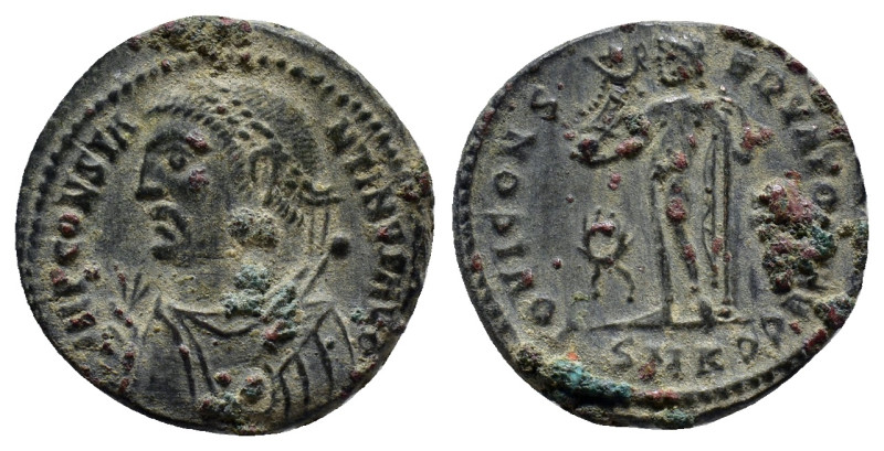 Constantine I. A.D. 307/10-337. AE (19mm, 3.5 g). Cyzicus mint, struck A.D. 317-...