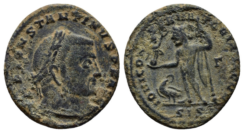 Constantinus I the Great AD 306-336. Siscia Follis Æ (22mm, 3.7 g). IMP CONSTANT...