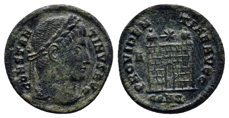 CONSTANTINE I. 307-337 AD. Æ Follis (19mm, 3.0 g). Constantinople mint. Struck 3...