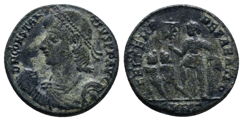 Constantius II (348-351 AD) Nicomedia AE Nummus (20mm, 5.0 g) Obv: D N CON[STANT...