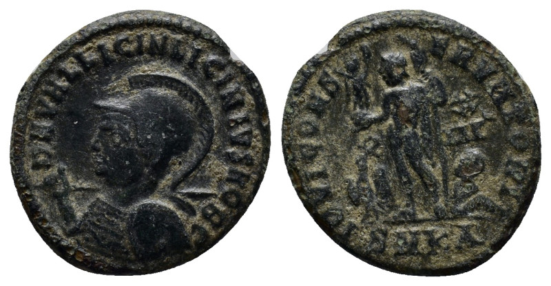 Licinius II Æ Nummus. (18mm, 3.2 g) Cyzicus AD 321-324. D N VAL LICIN LICINIVS N...