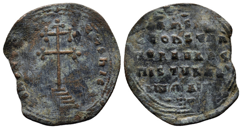 Basil II Bulgaroktonos, with Constantine VIII AD 976-1025. Struck AD 977. Consta...