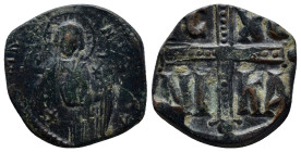 Michael IV the Paphlagonian AD 1034-1041. Constantinople Anonymous Follis Æ. (25mm, 8.1 g) + EMMA-NOVHL around, IC-XC to right and left of Christ, wit...