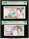 Great Britain Bank of England 20 Pounds ND (1984-88); 1993 (ND 1993-99) Pick 380d; 387a Two Examples PMG Gem Uncirculated 65 EPQ (2). HID09801242017 ©...