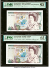 Great Britain Bank of England 20 Pounds ND (1984-91) Pick 380d; 380e Two Examples PMG Gem Uncirculated 65 EPQ (2). HID09801242017 © 2022 Heritage Auct...