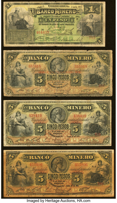 Mexico Group Lot of 8 Examples Fine. Stains, pinholes and previous mounting may ...